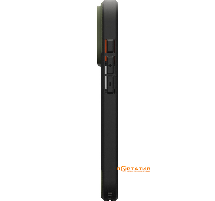 Чохол UAG iPhone 17 Pro, Civilian MagSafe, Olive/Orange (114545117297)