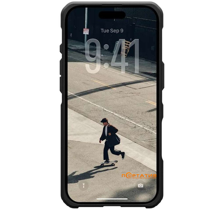 Чехол UAG iPhone 17 Air, Metropolis LT Magsafe, Kevlar Black (114520113940)