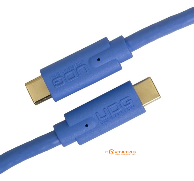 Кабель UDG Ultimate Cable USB 3.2 C-C Blue Straight 1.5m