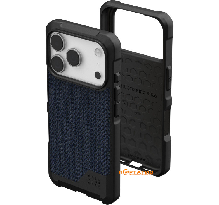 Чохол UAG iPhone 17 Pro, Metropolis LT MagSafe, Kevlar Mallard (114517113955)