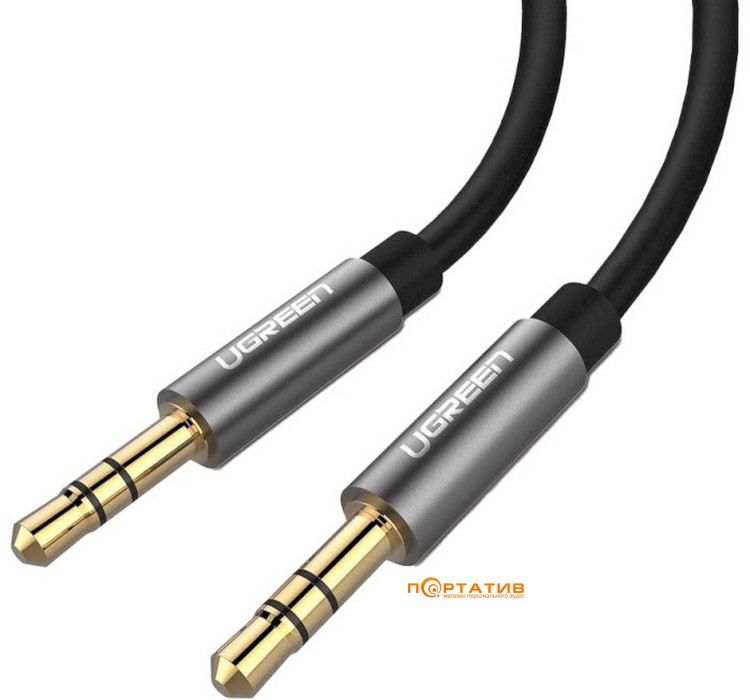 Кабель UGREEN AV119 3.5mm Male to 3.5mm Male Cable 2m Black (10735)