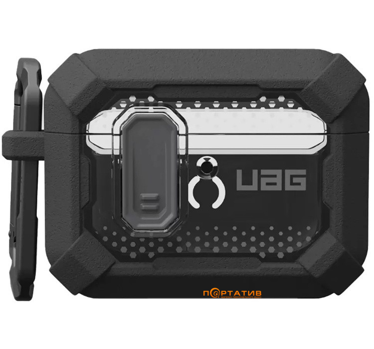 Чохол UAG для AirPods Pro (Gen 3, 2025) Plasma, Black (104132114040)
