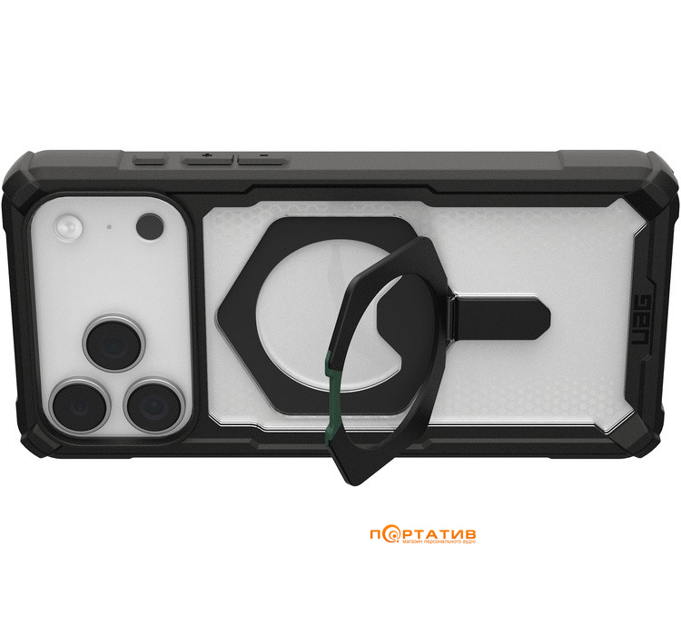 Чохол UAG iPhone 17 Pro Max, Plasma XTE MagSafe, Black/Clear (11452811404G)