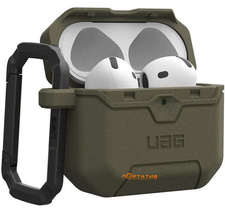 Чехол UAG для AirPods (Gen 4, 2024) Scout, Olive Drab (104130117272)