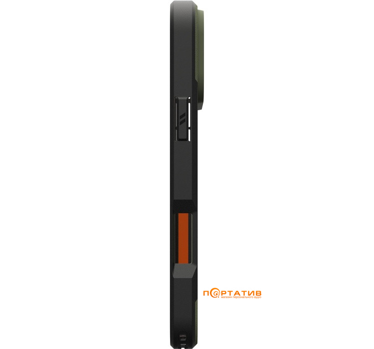 Чохол UAG iPhone 17 Pro Max, Civilian MagSafe, Olive/Orange (114546117297)