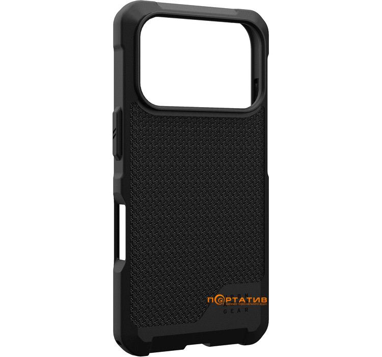 Чохол UAG iPhone 17 Pro, Metropolis LT MagSafe, Kevlar Black (114517113940)