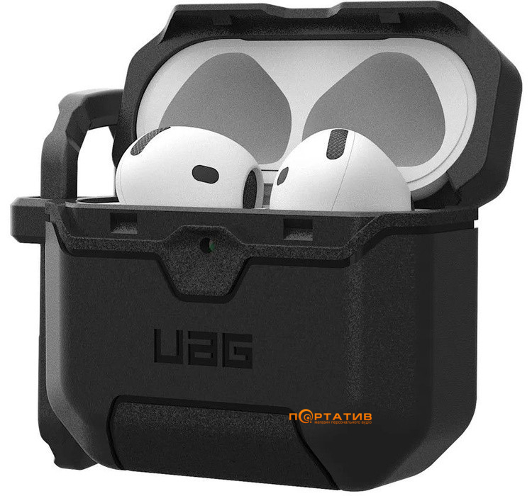 Чохол UAG для AirPods (Gen 4, 2024) Scout, Black (104130114040)