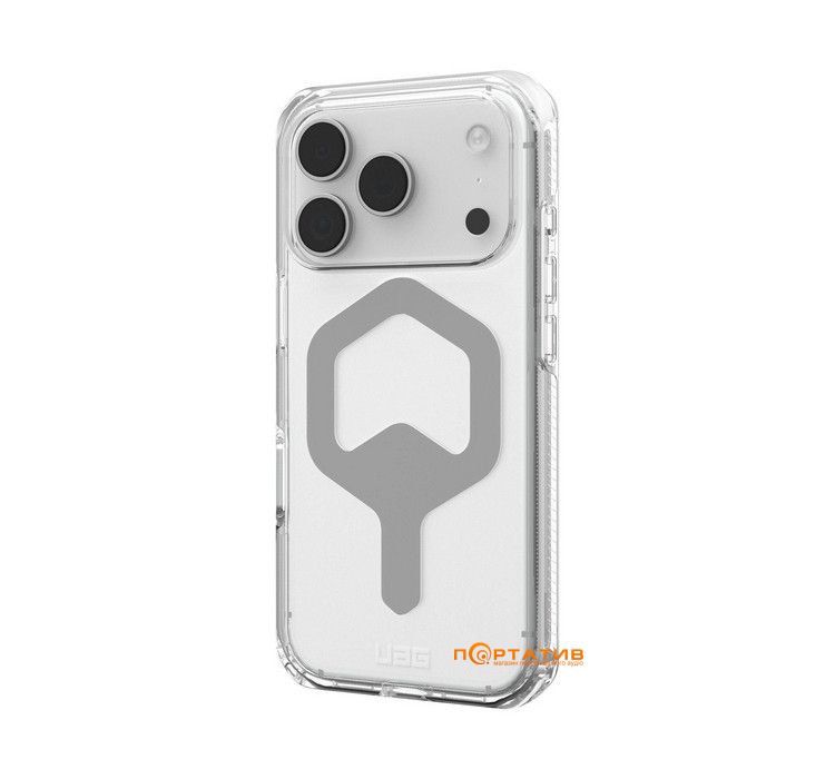 Чехол UAG iPhone 17 Pro, Plyo MagSafe, Ice/Silver (114529114333)