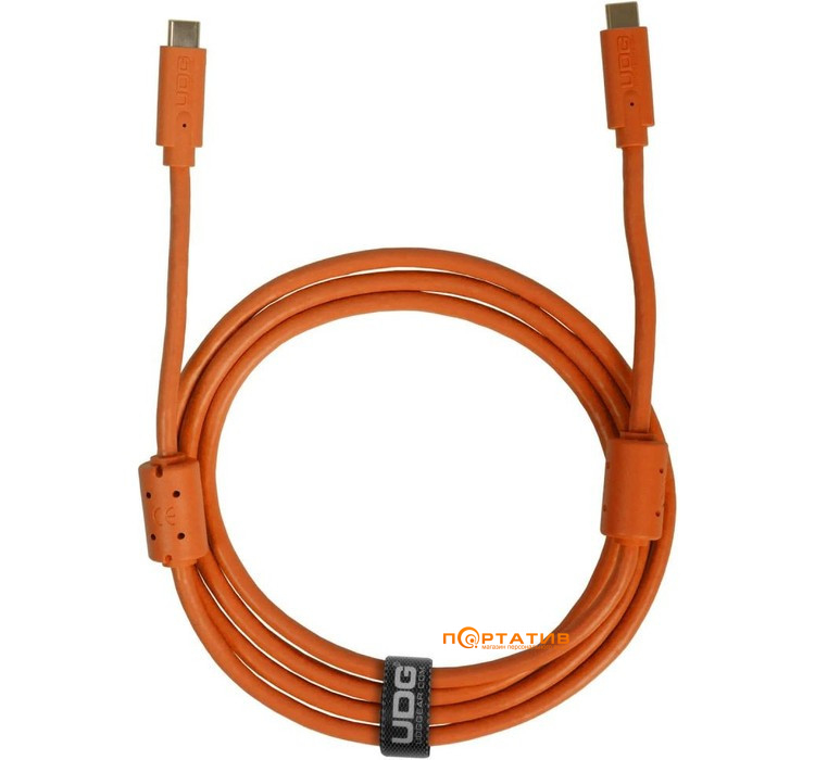 Кабель UDG Ultimate Cable USB 3.2 C-C Orange Straight 1.5m