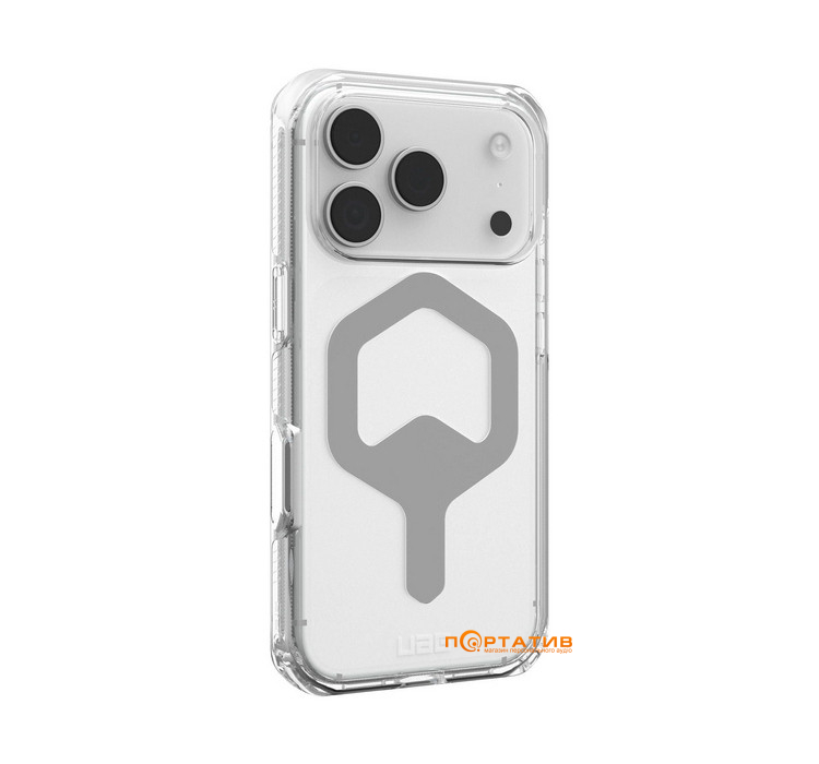 Чехол UAG iPhone 17 Pro, Plyo MagSafe, Ice/Silver (114529114333)