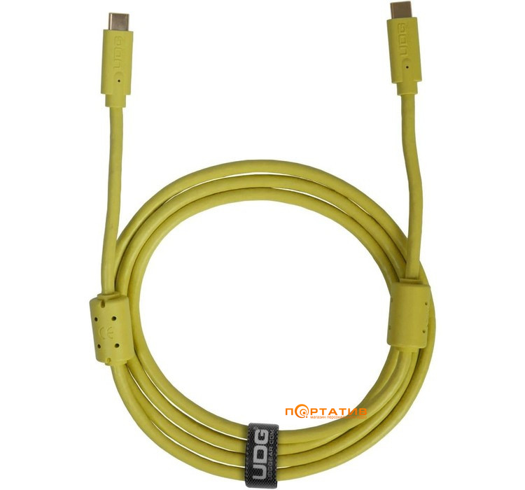 Кабель UDG Ultimate Cable USB 3.2 C-C Yellow Straight 1.5m