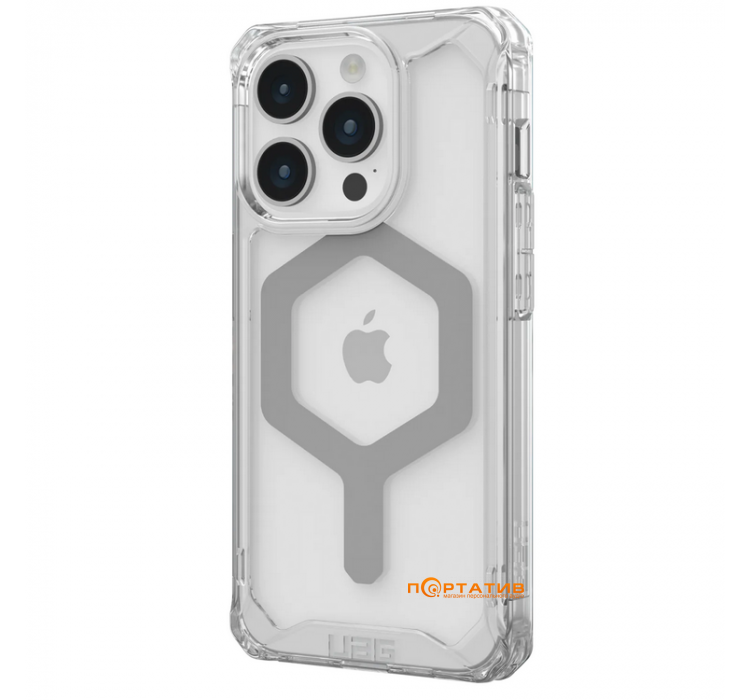 UAG для Apple iPhone 15 Pro Plyo Magsafe, Ice/Silver (114286114333)