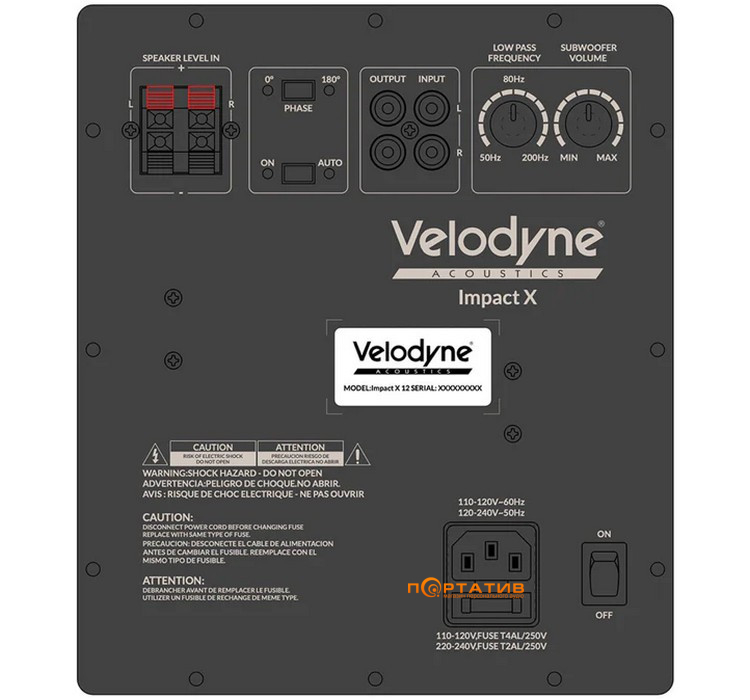 Сабвуфер Velodyne IMPACT X 10” Black