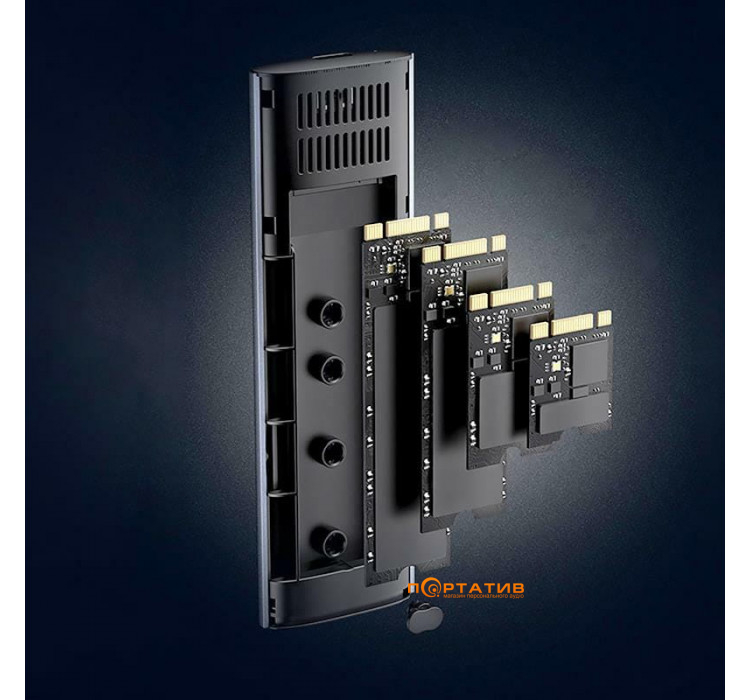 Ugreen CM400 SATA/PCIe NVMe M.2 SSD to USB 3.2 Gray (90264)
