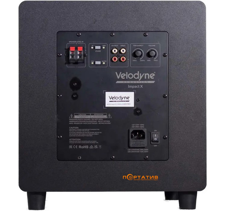 Сабвуфер Velodyne IMPACT X 12” Black
