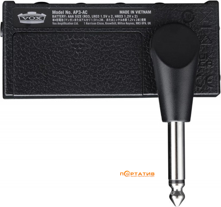 Комбопідсилювач для навушників VOX Amplug3 AC30