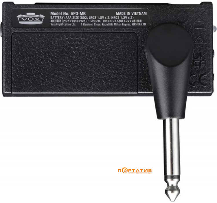 Комбоусилитель для наушников VOX Amplug3 Modern Bass