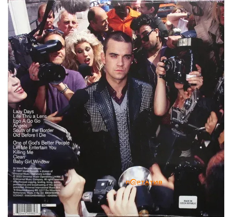 Виниловая пластинка Robbie Williams – Life Thru A Lens [LP]