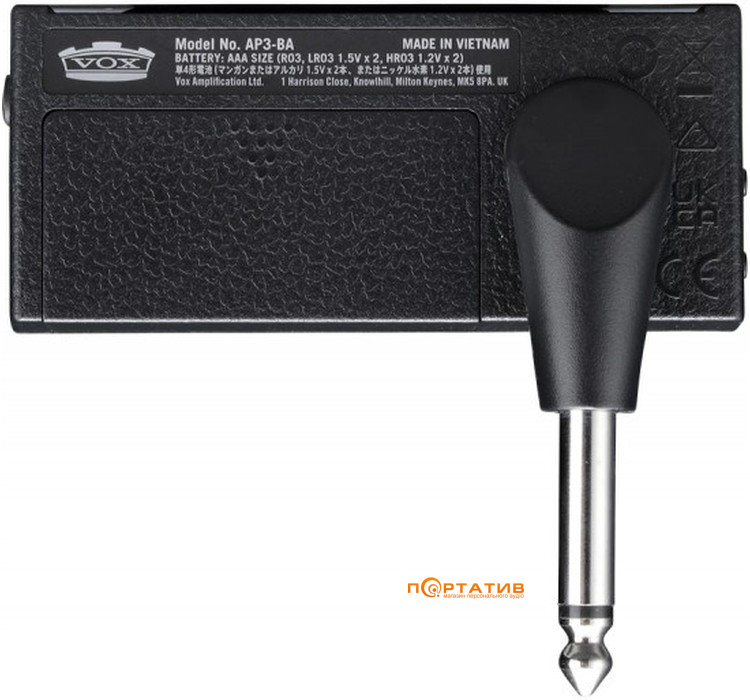 Комбоусилитель для наушников VOX Amplug3 Bass
