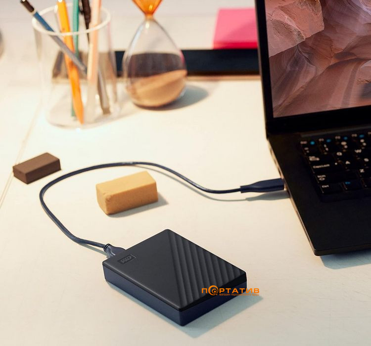 USB HDD накопичувач WD My Passport 2TB Black (WDBYVG0020BBK-WESN)