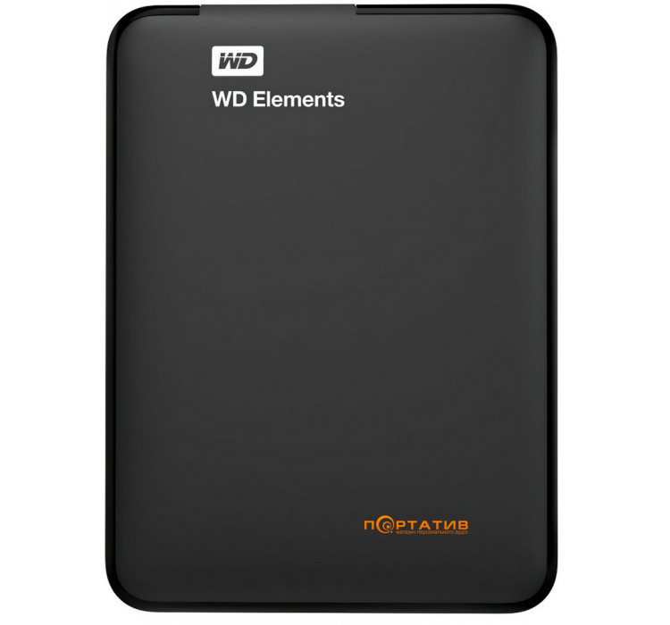 WD Elements Portable 1TB Black (WDBUZG0010BBK-WESN)