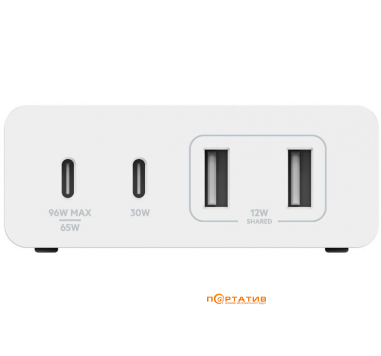 Belkin Boost Up Charge Pro GaN 4-Ports Charger 108W White (WCH010VFWH)