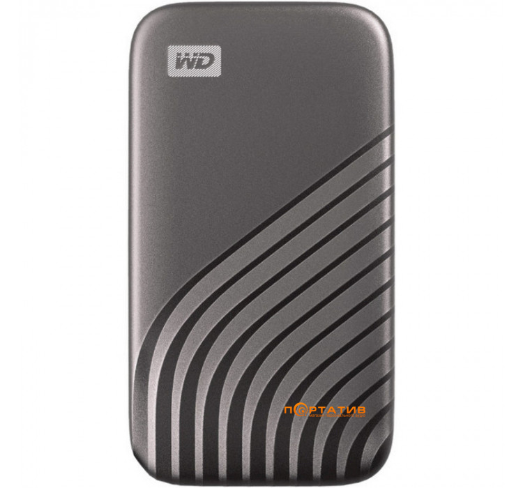 WD My Passport SSD 500GB USB 3.2 Space Gray (WDBAGF5000AGY-WESN)