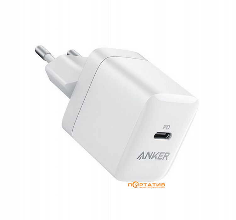 Anker Wall Charger PowerPort III 20W USB-C White (A2631G21)
