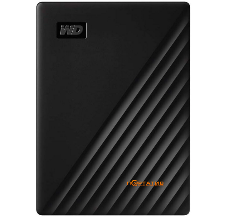 USB HDD накопичувач WD My Passport 6TB Black (WDBR9S0060BBK-WESN)