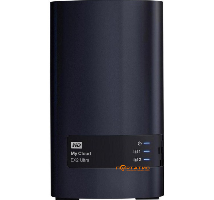 Мережеве сховище WD My Cloud EX2 Ultra 4TB USB 3.0 External Black (WDBVBZ0040JCH-EESN) (BVBZ0040JCH)