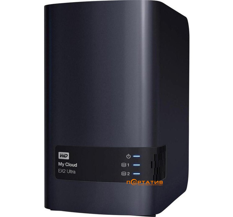 Мережеве сховище WD My Cloud EX2 Ultra 4TB USB 3.0 External Black (WDBVBZ0040JCH-EESN) (BVBZ0040JCH)