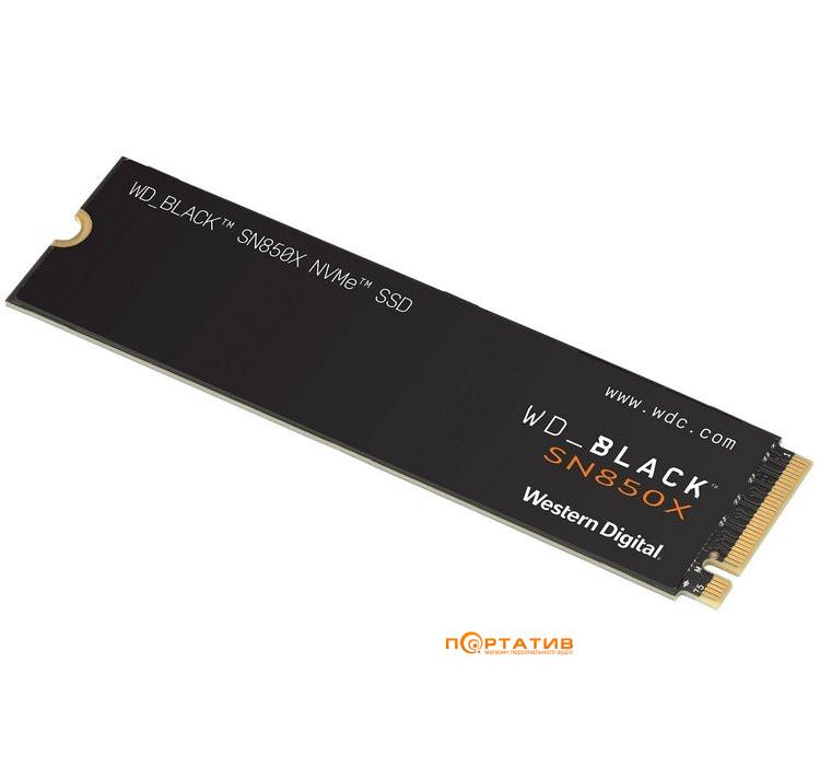 SSD накопичувач WD SSD 1TB Black M.2 PCIe 4.0 SN850X (WDS100T2X0E)