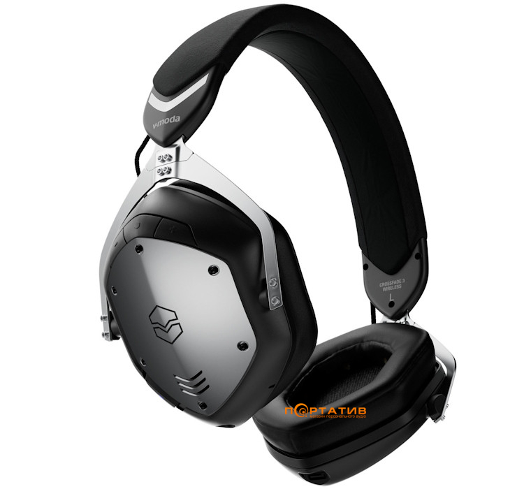 Навушники V-Moda Crossfade 3 Wireless Gunmetal Black (XFBT3-GNBK)