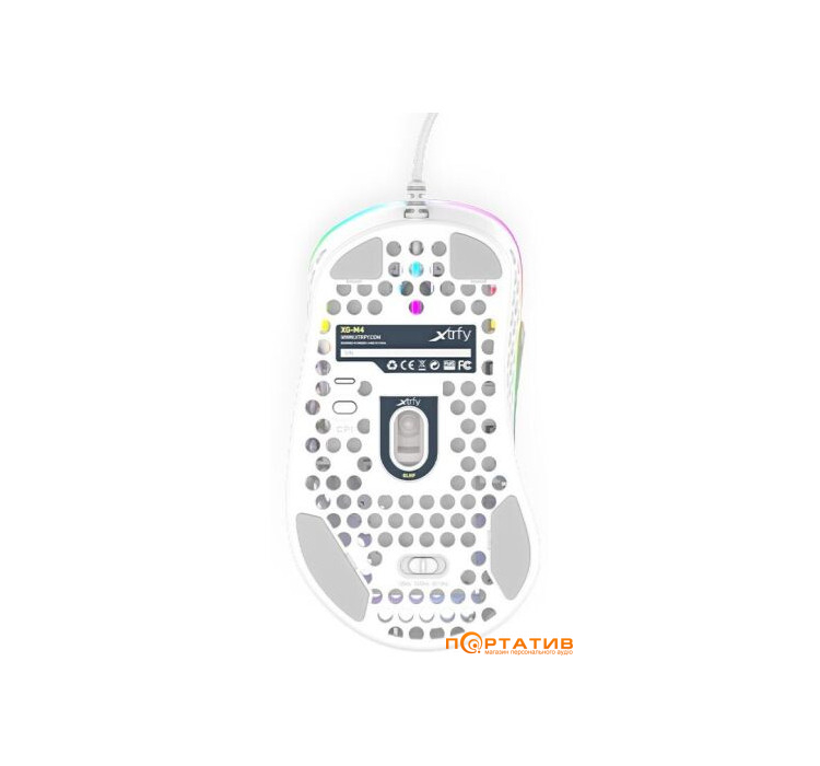 Игровая мышь Xtrfy M4 RGB USB White (XG-M4-RGB-WHITE)
