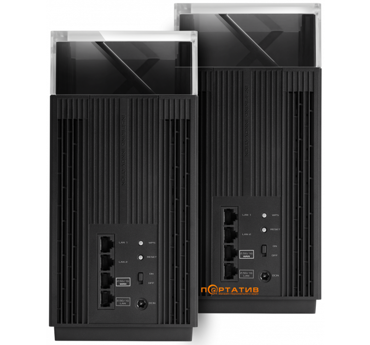 Маршрутизатор ASUS ZenWiFi Pro XT12 2PK Black (XT12-2PK-BLACK)