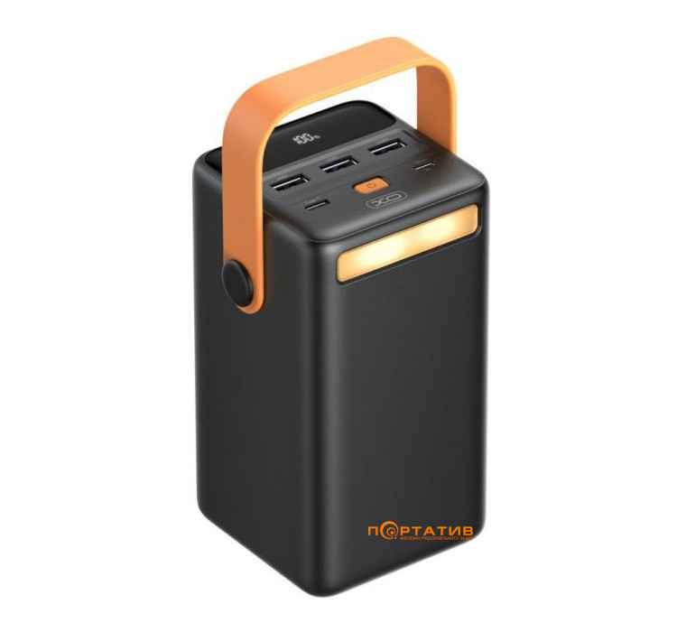 Внешний аккумулятор XO Power Bank PR168 50000 mAh QC22.5W + PD20W Black