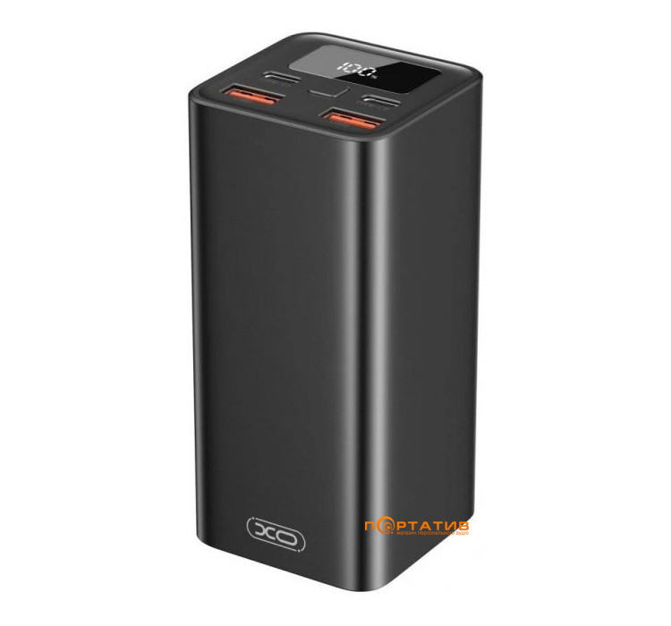 Внешний аккумулятор XO Power Bank PB97 20000 mAh PD65W for Laptop Black