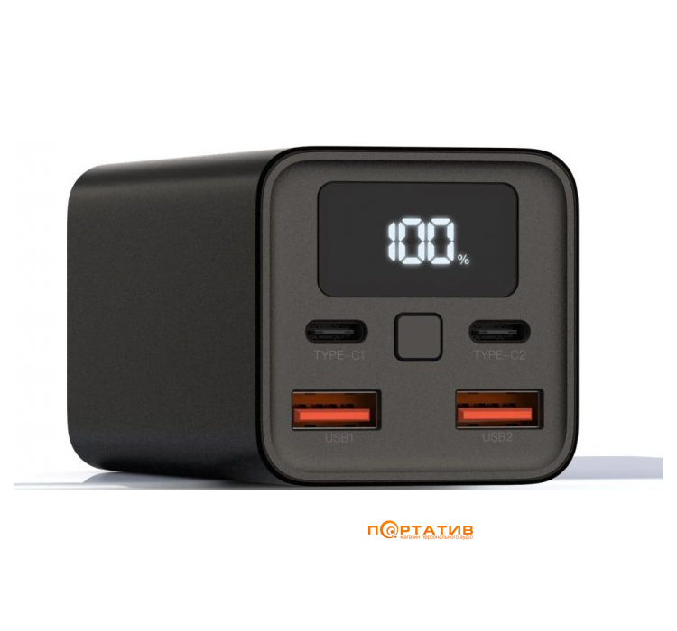 Внешний аккумулятор XO Power Bank PB97 20000 mAh PD65W for Laptop Black