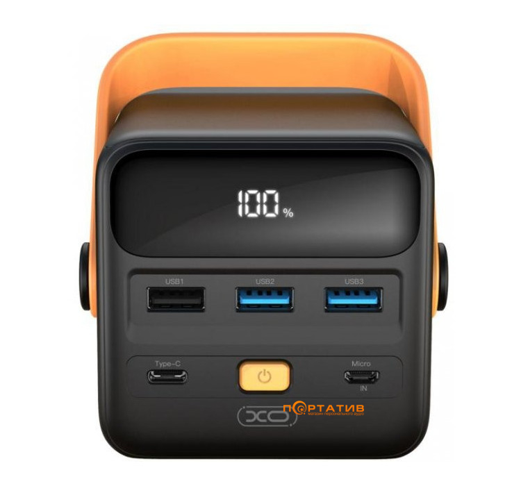Внешний аккумулятор XO Power Bank PR168 50000 mAh QC22.5W + PD20W Black