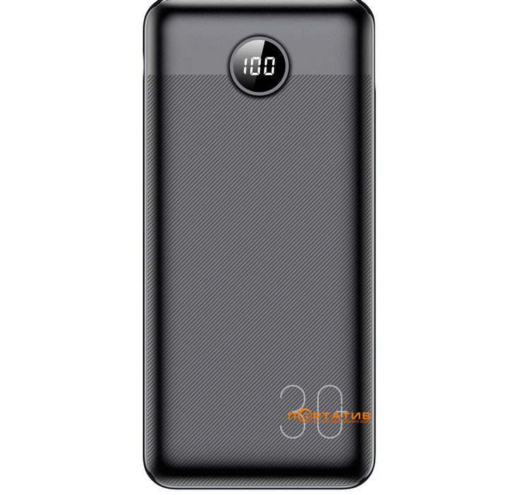 Зовнішній акумулятор Yenkee YPB 3018 - 30000 mAh Type-C PD 20W Black (35057019)