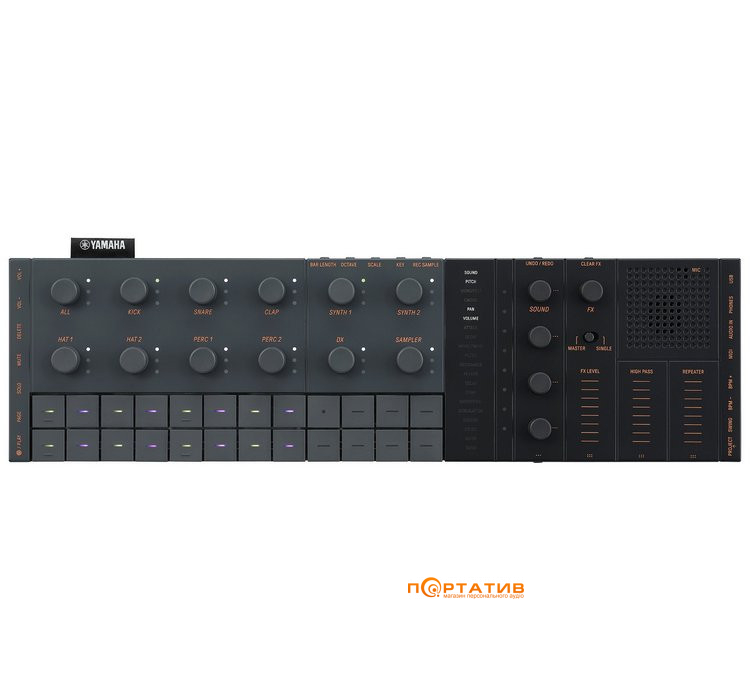 Аранжувальна станция Yamaha SEQTRAK Black w/Bluetooth