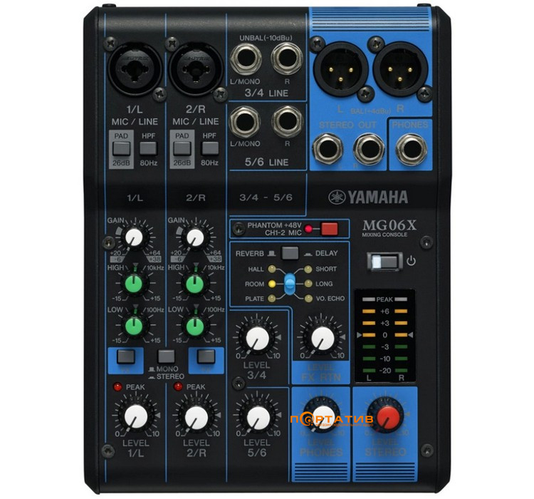 Мікшерний пульт Yamaha MG06X