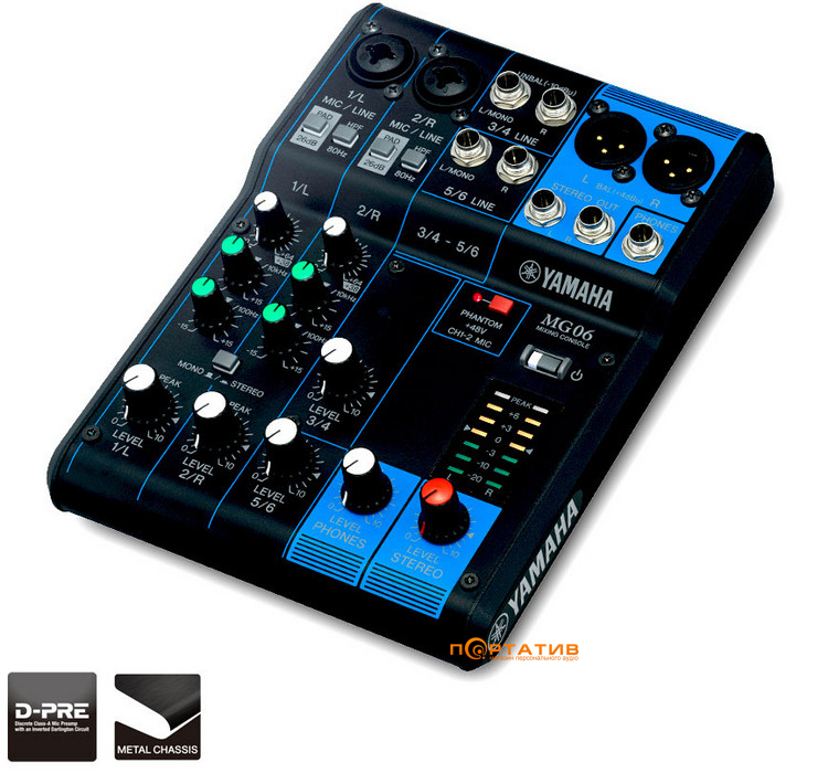 Мікшерний пульт Yamaha MG06