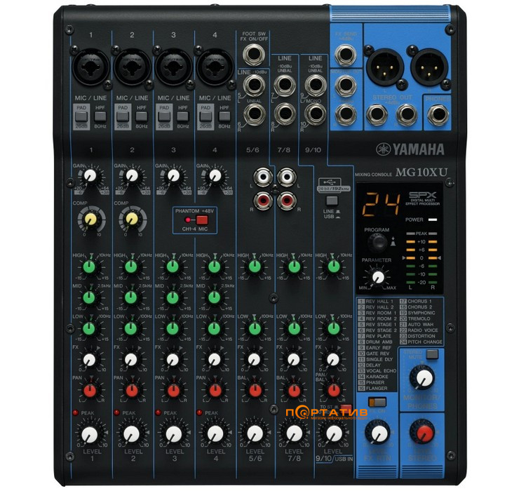 Мікшерний пульт Yamaha MG10XU