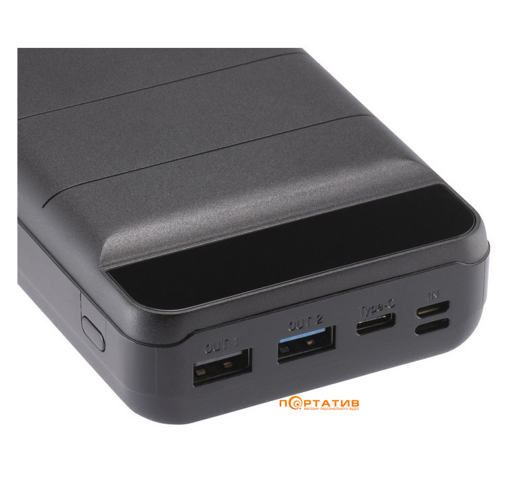 Зовнішній акумулятор Yenkee YPB 3010-30000 mAh Type-C (Black)