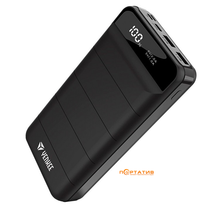 Зовнішній акумулятор Yenkee YPB 3010-30000 mAh Type-C (Black)
