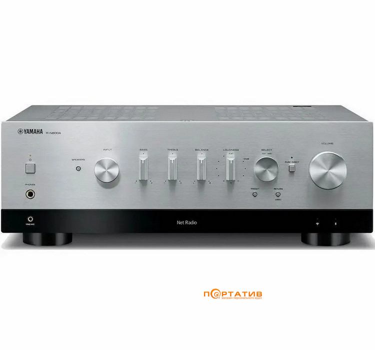 Мережевий стерео ресивер Yamaha R-N800A Silver