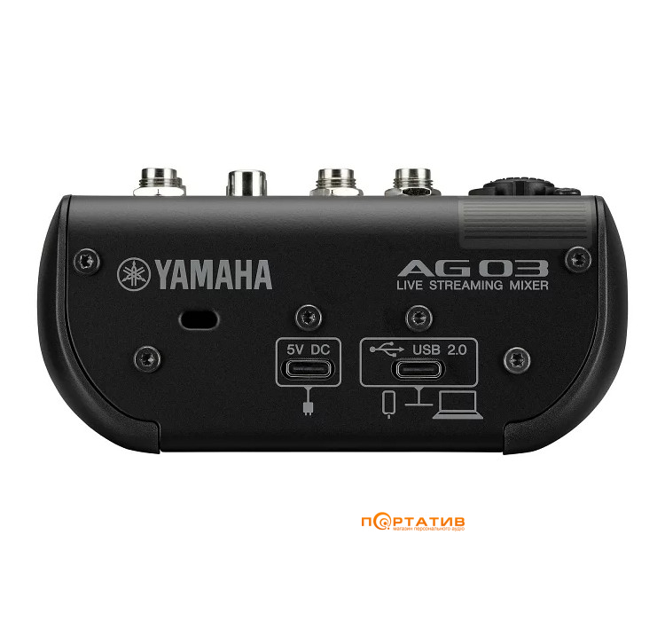 Yamaha AG03MK2 LSPK Live Streaming Pack Black