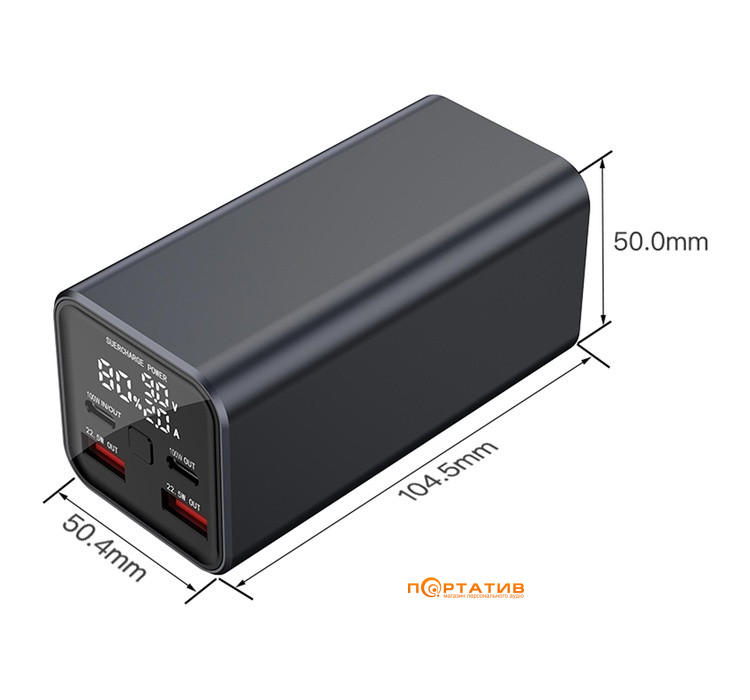 Зовнішній акумулятор Yenkee YPB 2100 - 20000 mAh PD 100W (37000117)