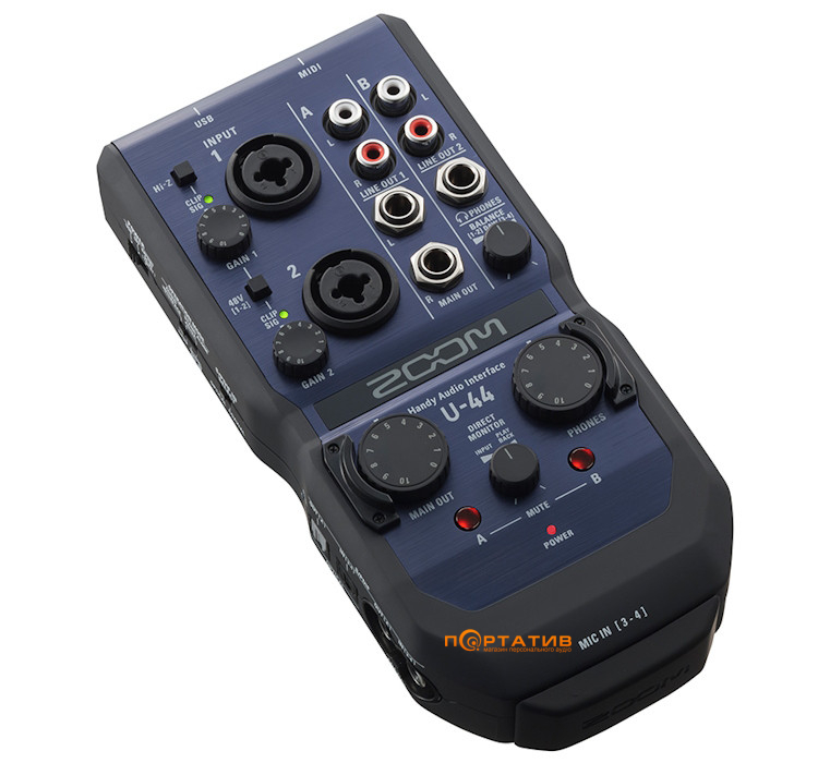 Аудіоінтерфейс Zoom U-44
